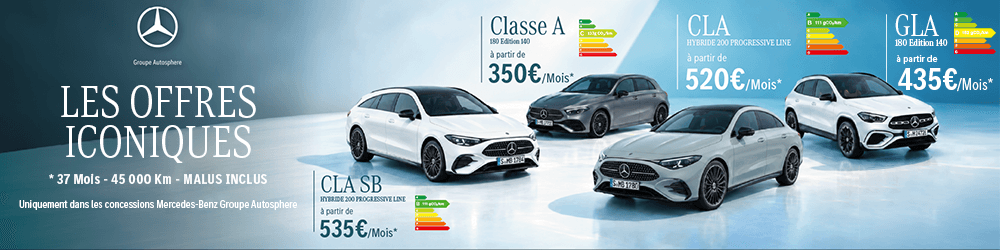 Offres iconiques Mercedes Benz