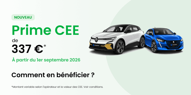 Prime CEE véhicule électrique d'occasion