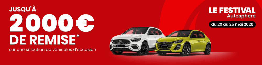 Festival Autosphere, du 20 au 25 mai des remises jusqu'à 2 000 €