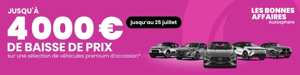 Bonnes Affaires Autopshere ! Du 10 au 25 juillet 2026