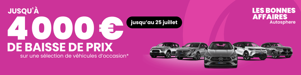 Bonnes Affaires Autopshere ! Du 10 au 25 juillet 2026