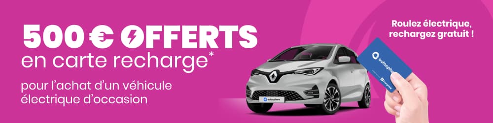 Roulez électrique Rechargez gratuit : 500€ de carte recharge offerts