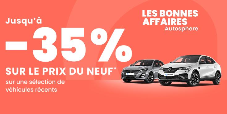 -35% sur le prix du neuf 