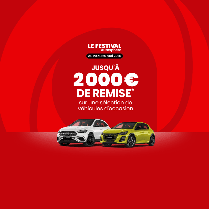 Festival Autosphere, du 20 au 25 mai des remises jusqu'à 2 000 €