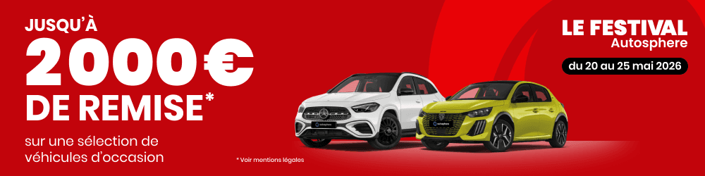 Festival Autosphere, du 20 au 25 mai des remises jusqu'à 2 000 €