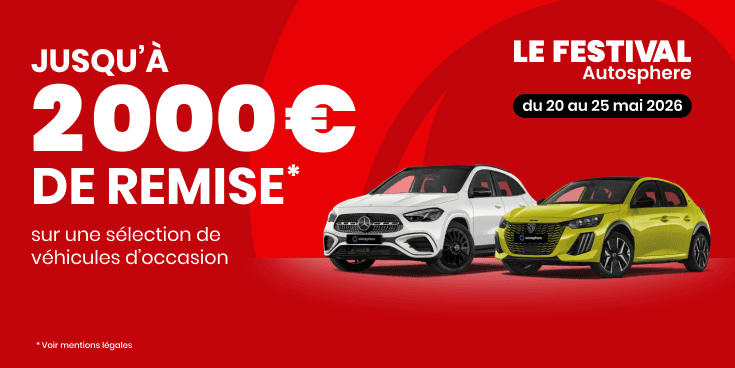 Festival Autosphere, du 20 au 25 mai des remises jusqu'à 2 000 €